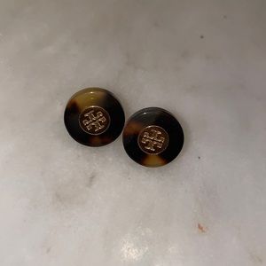 Tory Burch Tortoise Shell earrings- brand new!